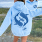 When You Go Through Deep Waters Christian Whale Shark Hoodie - DOUBLE SIDED