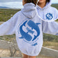 When You Go Through Deep Waters Christian Whale Shark Hoodie - DOUBLE SIDED