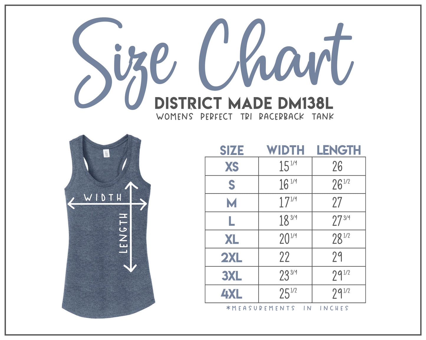 Womens Racerback Tank - Double Sided (Cotton / Poly / Rayon Blend)