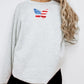 American Flag Butterfly Sweatshirt