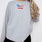 American Flag Butterfly Sweatshirt