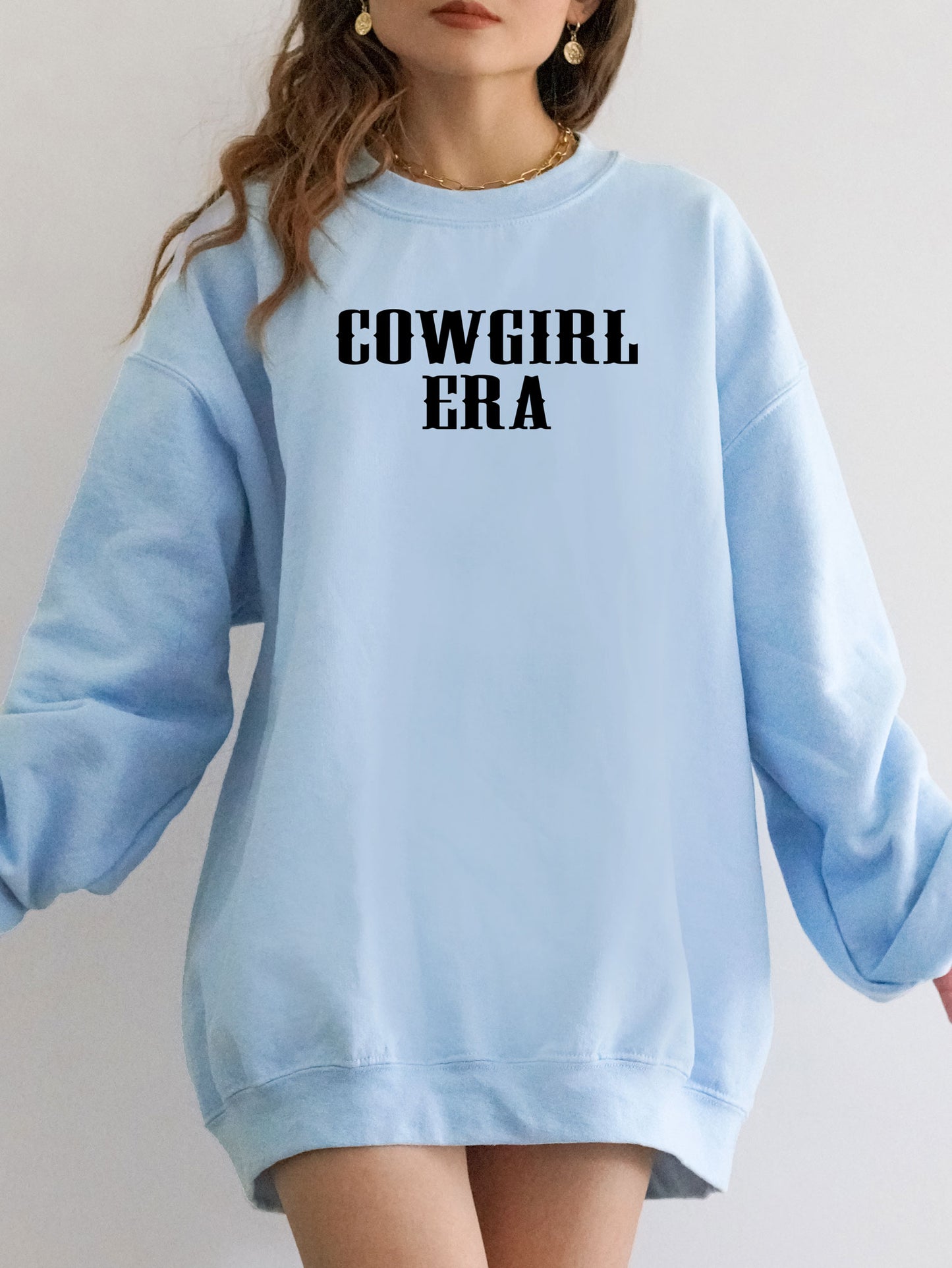 Cowgirl Era Sweatshirt - Black Ink