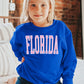 Kids Florida Sweatshirt - Pink Ink