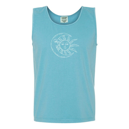 Sun and Moon Boho Comfort Colors® Tank Top