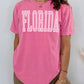 Florida Comfort Colors® Tshirt - Pink Ink