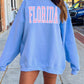 Florida Sweatshirt - Pink Ink